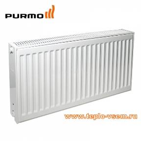 Стальной панельный радиатор с нижним подключением PURMO Ventil Compact 115090