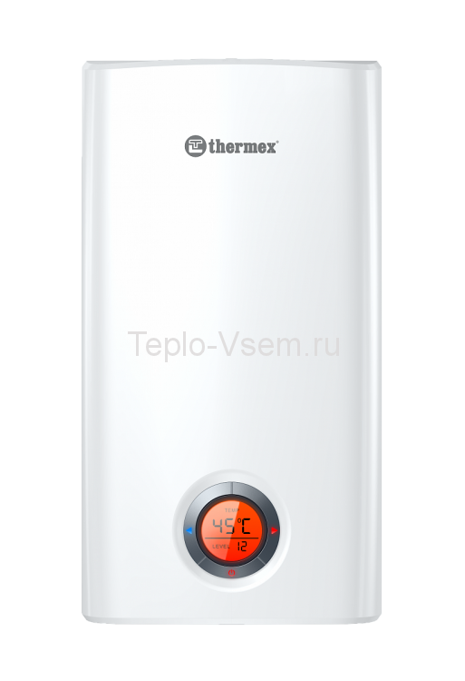 Электрический водонагреватель проточный напорного типа THERMEX Topflow Pro 24000