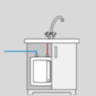 Водонагреватель электрический проточный для кухни Kospel  EPO.G-5 (5 кВт 220 В) Amicus 