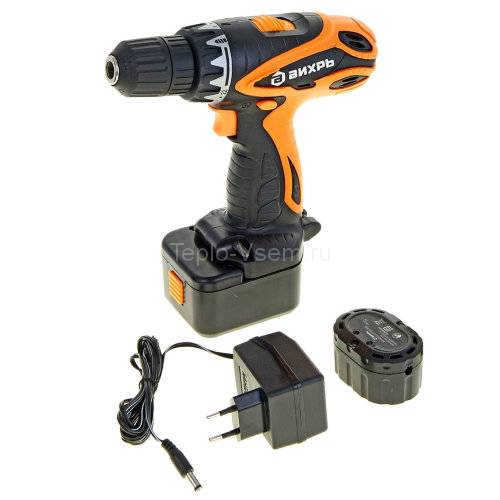 Дрель-шуруповерт аккумуляторная ДА-12-1 Вихрь