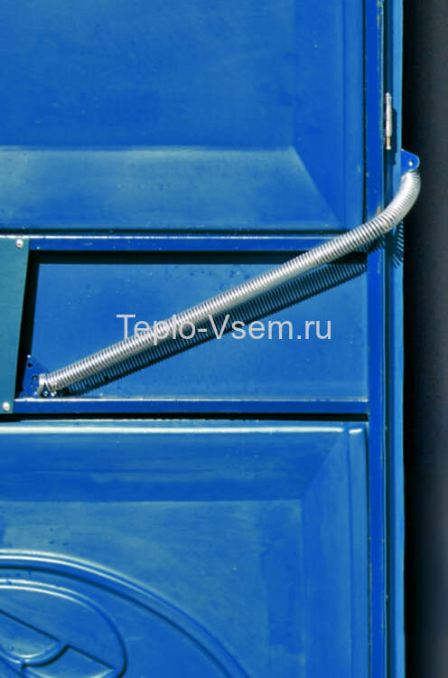 Туалетная кабина EcoLight Дачник Панель шагрень, Цвет синий