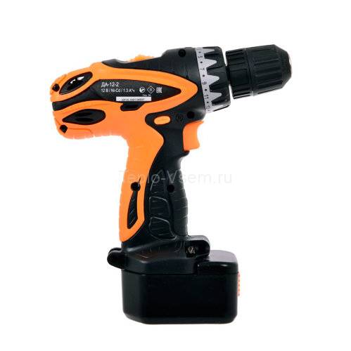 Дрель-шуруповерт аккумуляторная ДА-12-2 Вихрь