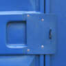Туалетная кабина EcoLight Дачник разобранная Панель шагрень, Цвет синий