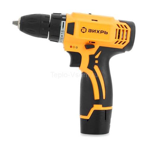 Дрель-шуруповерт аккумуляторная ДА-12Л-2 Вихрь