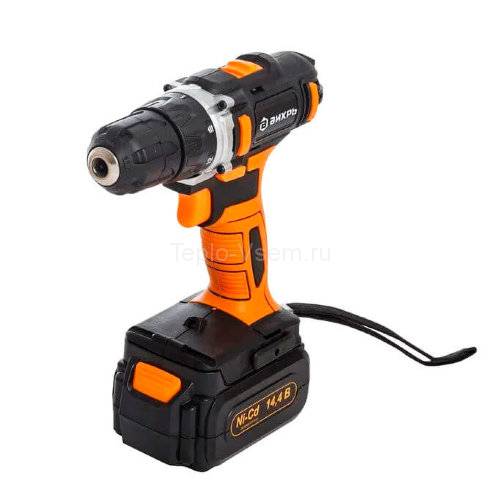 Дрель-шуруповерт аккумуляторная ДА-14,4-1к Вихрь