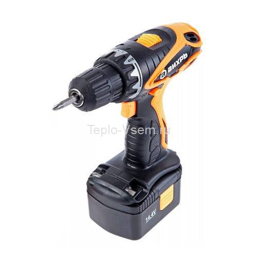 Дрель-шуруповерт аккумуляторная ДА-14,4-1к Вихрь