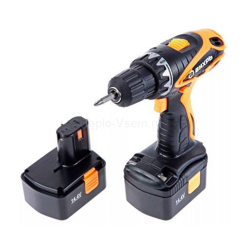 Дрель-шуруповерт аккумуляторная ДА-14,4-2к Вихрь
