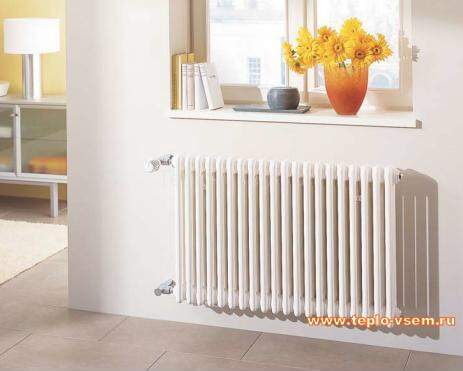 Стальной панельный радиатор Arbonia в гостинной