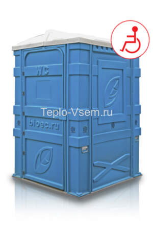 Туалетная кабина EcoLight Max Панель шагрень, Цвет синий