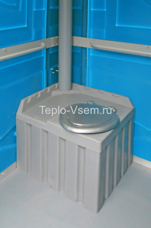 Туалетная кабина EcoLight Max Панель шагрень, Цвет синий