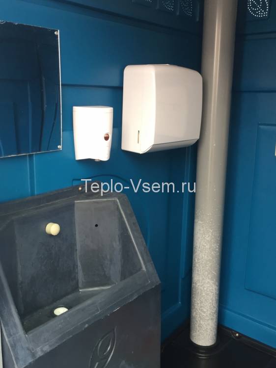 Туалетная кабина EcoLight Люкс Панель шагрень, Цвет зеленый