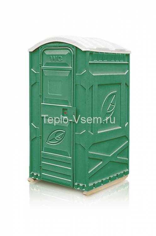Туалетная кабина EcoLight тип универсальный с сиденьем Цвет зеленый