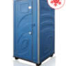 Туалетная кабина EcoLight Зимний A30 Панель шагрень, Цвет синий