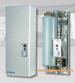 Электрический котёл для  отопления дома ЭВАН класс "Стандарт" С1-24 380В