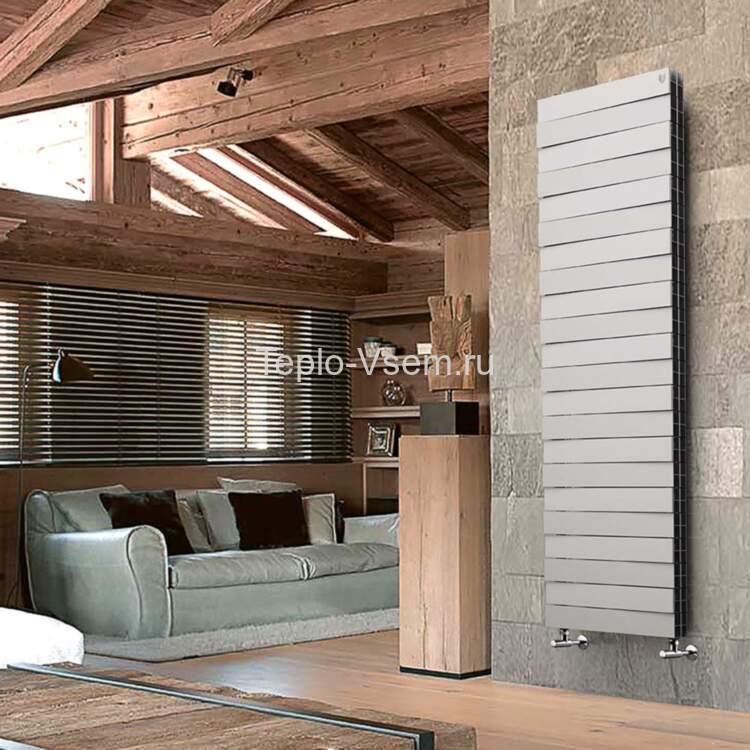 Эксклюзивный биметаллический дизайн-радиатор Royal Thermo Piano Forte Tower, Silver Satin (18-секц.)