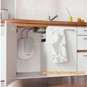 вид  интерьере BOSCH TRONIC 2000T (mini) установка под мойкой