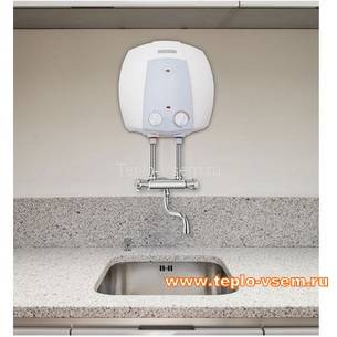 вид  интерьере BOSCH TRONIC 2000T (mini) установка над мойкой