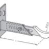 Zehnder AKK верхний крепёж для трубных радиаторов (95-139 мм) Ral 9016