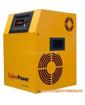 Инвертор CyberPower CPS 1500 PIE (1500 ВА / 1000 Вт, 24В)