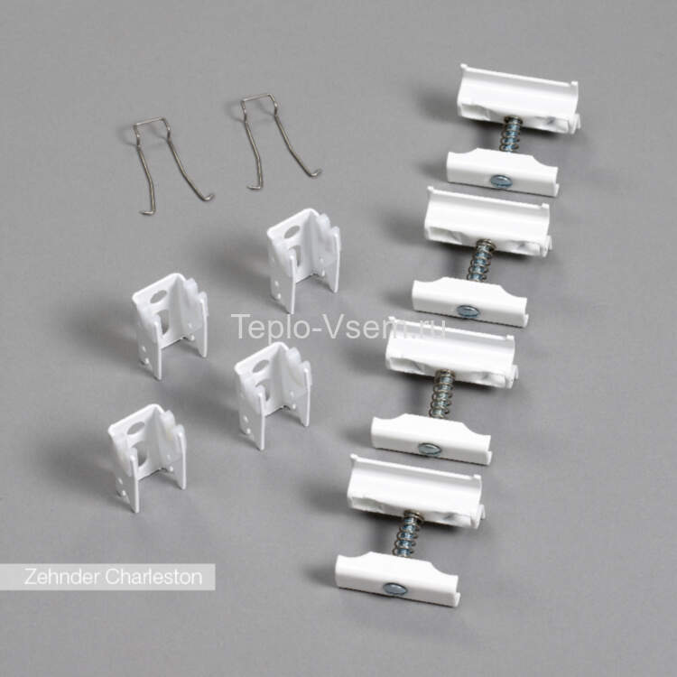 Zehnder BH+CVD1 комплект крепежа для Charleston set 4x BH+CVD1 Ral 9016