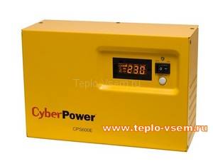 Инвертор CyberPower (ИБП) для котла CPS 600 E (600ВА / 420Вт, 12В)