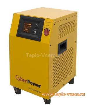 Инвертор (источник бесперебойного питания) CyberPower CPS 3500 PRO (3500 ВА / 2450 Вт, 24В)