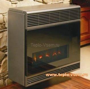 Газовый настенный конвектор (обогреватель) отопления каминного типа Karma Beta