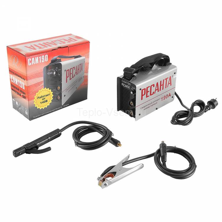 Сварочный аппарат инверторный Ресанта САИ 190