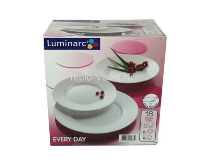 Сервиз столовый LUMINARC Every Day 18пр. (1) G0566