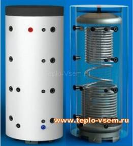 Буферный накопитель для хранения воды и нагрева ГВС HAJDU PT 1000 CF