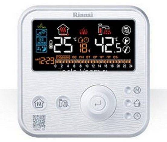 Газовый настенный двухконтурный котёл с закрытой камерой сгорания Rinnai BR-R18