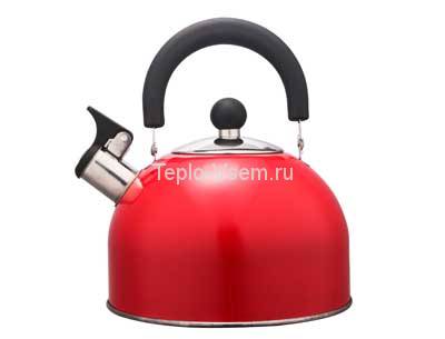 Чайник HITT Rondo Plus 2,5л со св., капсул. дно, красный (12) H01023/1