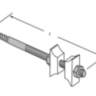 Zehnder TKK крепёж-держатель дистанции от стены L=150 mm