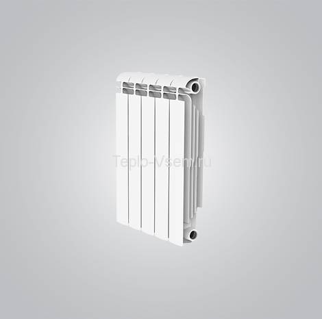 Радиатор алюминиевый, с межосевым расстоянием 500мм, 6 секций