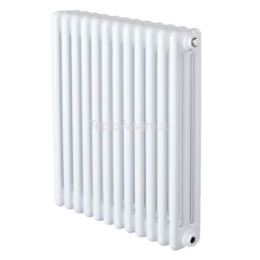 Радиатор отопления Zehnder Charleston 2-х трубный боковое подключение 558х1104х62 (кран М-го 1/2") 2056-24 1270 3/4" Ral 9016