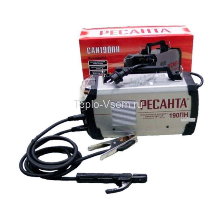 Сварочный аппарат инверторный переносной Ресанта САИ190ПН