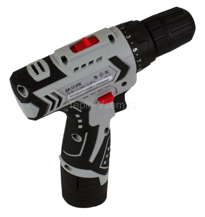 Дрель-шуруповерт аккумуляторная Ресанта ДА-12-2ЛК