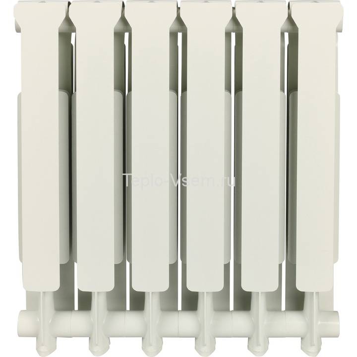 Алюминиевый радиатор отопления STOUT BRAVO 500 4 секц