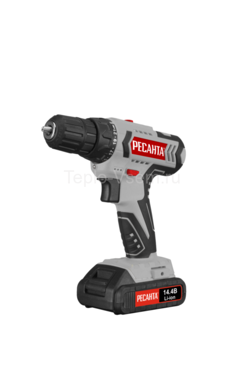 Дрель-шуруповерт аккумуляторная Ресанта ДА-14-2ЛК