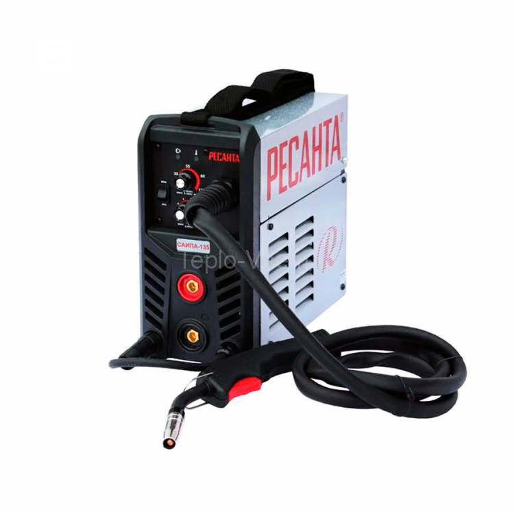Полуавтоматический сварочный аппарат инверторного типа Ресанта САИПА-135 с функцией ММА