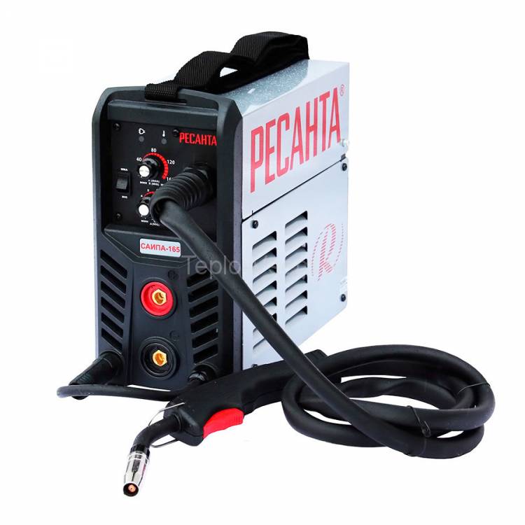 Полуавтоматический сварочный аппарат инверторного типа Ресанта САИПА-165 с функцией ММА