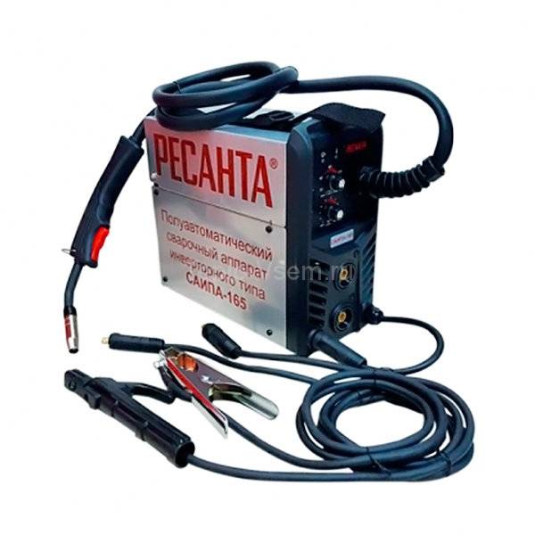 Полуавтоматический сварочный аппарат инверторного типа Ресанта САИПА-165 с функцией ММА