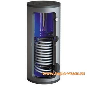 Бойлер косвенного нагрева горизонтальный KOSPEL (Коспел) SW в разрезе