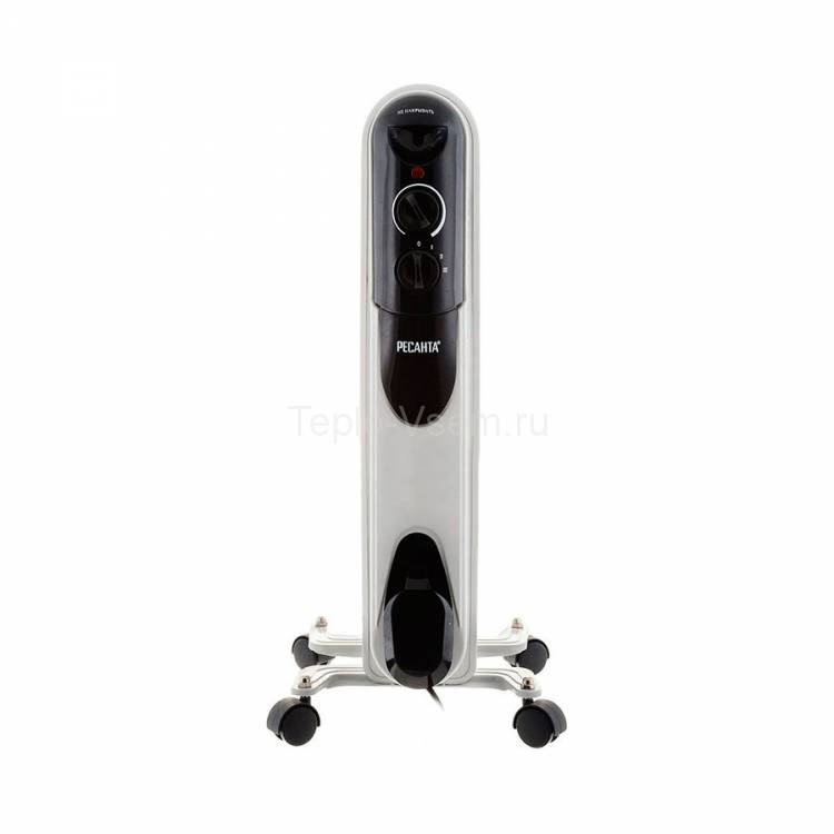 Масляный радиатор Ресанта ОМПТ- 5Н (1 кВт)