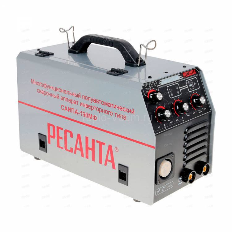 Полуавтоматический сварочный аппарат инверторного типа Ресанта САИПА-190МФ (многофункциональный)