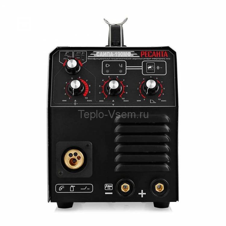 Полуавтоматический сварочный аппарат инверторного типа Ресанта САИПА-190МФ (многофункциональный)