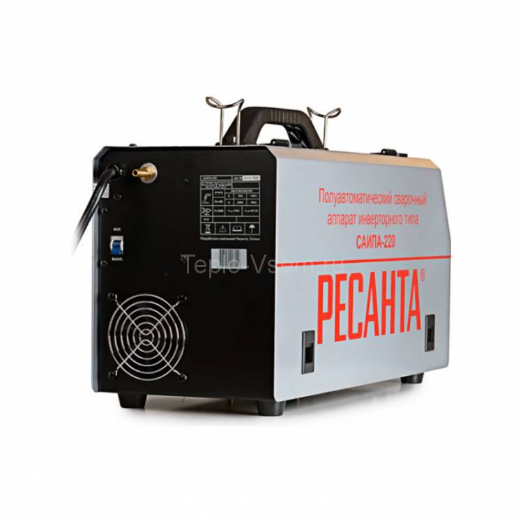 Полуавтоматический сварочный аппарат инверторного типа Ресанта САИПА-220 c функцией ММА 