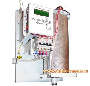 Электрический котел отопления со встроенным програматором Интоис Optima