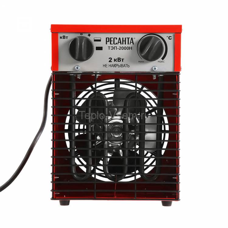 Тепловая электрическая пушка Ресанта ТЭП-2000Н (компактная) Тепловая электрическая пушка Ресанта ТЭП-2000Н (компактная)