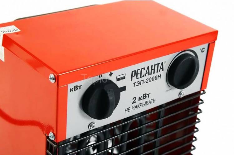 Тепловая электрическая пушка Ресанта ТЭП-3000Н (компактная) Тепловая электрическая пушка Ресанта ТЭП-3000Н (компактная)
